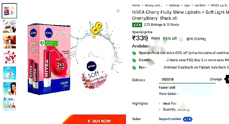 NIVEA Cherry – 65% Off Off!
